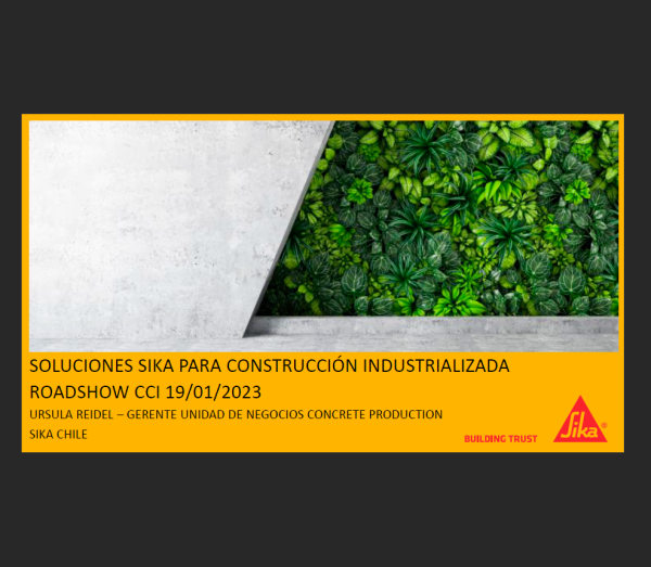 Presentación Sika Roadshow CCI 19.01.2023