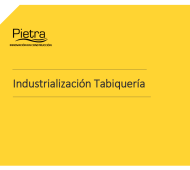 Industrialización Tabiquería